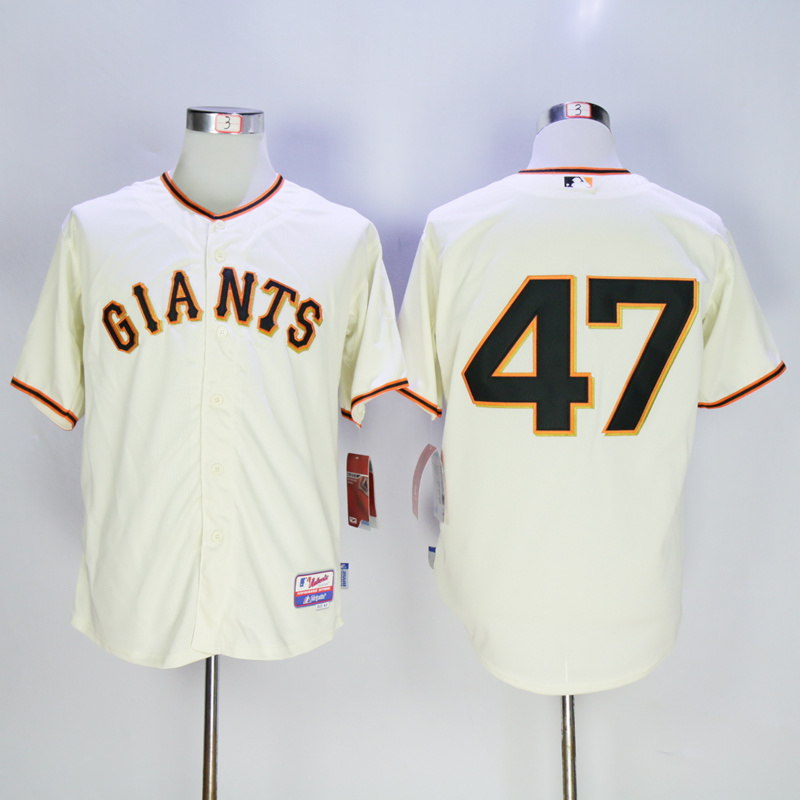 Men San Francisco Giants #47 Cueto Cream MLB Jerseys->san francisco giants->MLB Jersey